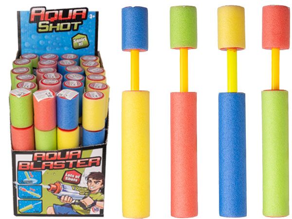 24x Aqua Shot Foam Water Pump Squirter Aqua Blaster